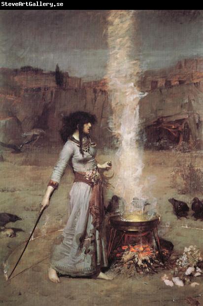 John William Waterhouse The Magic Circle